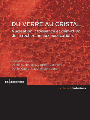cover image of Du verre au cristal